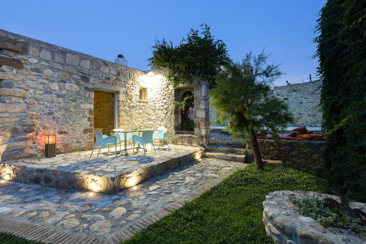 Muazzo Creta Stone House, Nature Escape With Pool, By Thinkvilla Pigí Exteriör bild