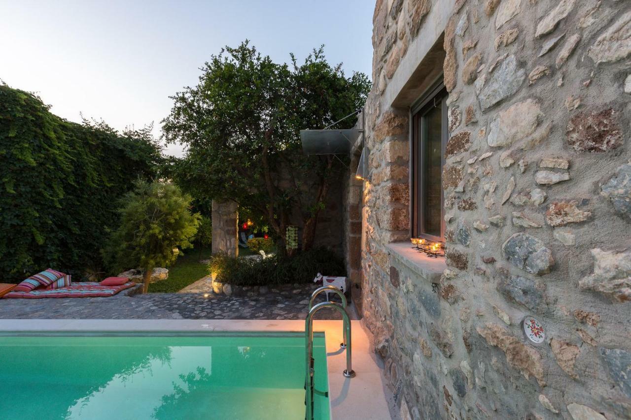 Muazzo Creta Stone House, Nature Escape With Pool, By Thinkvilla Pigí Exteriör bild