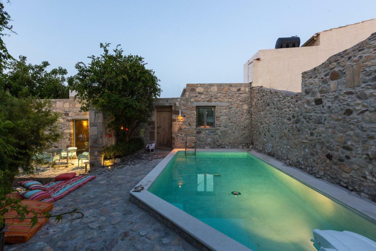 Muazzo Creta Stone House, Nature Escape With Pool, By Thinkvilla Pigí Exteriör bild