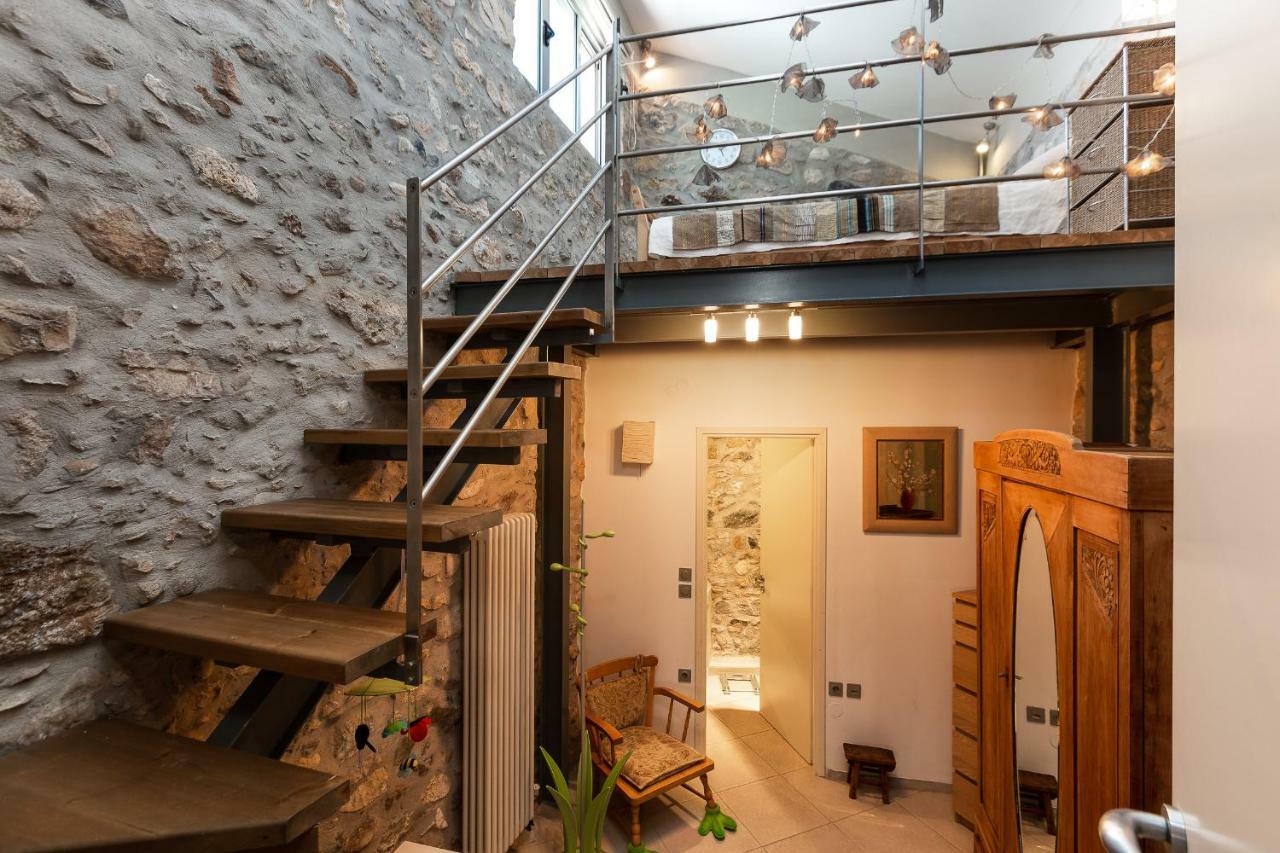 Muazzo Creta Stone House, Nature Escape With Pool, By Thinkvilla Pigí Exteriör bild