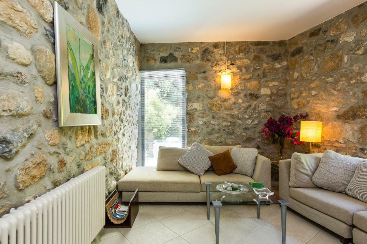 Muazzo Creta Stone House, Nature Escape With Pool, By Thinkvilla Pigí Exteriör bild