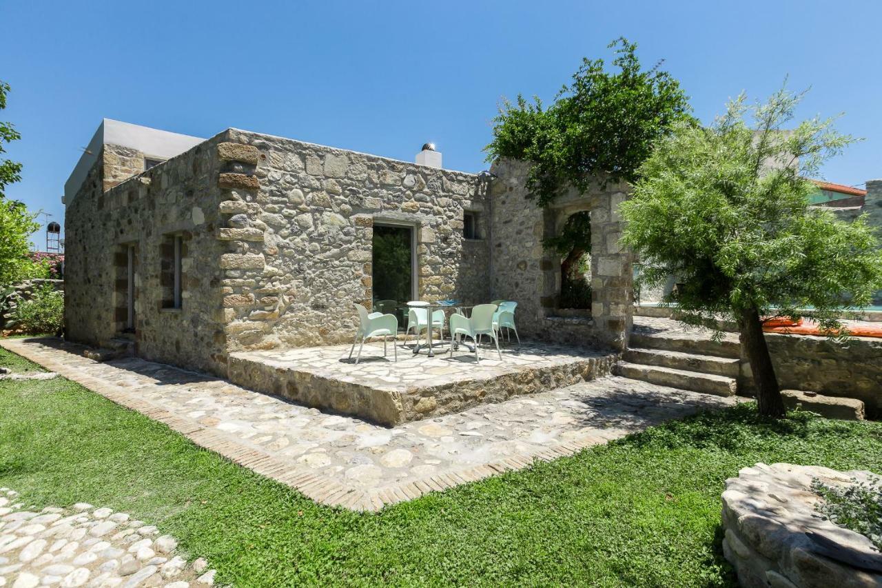 Muazzo Creta Stone House, Nature Escape With Pool, By Thinkvilla Pigí Exteriör bild